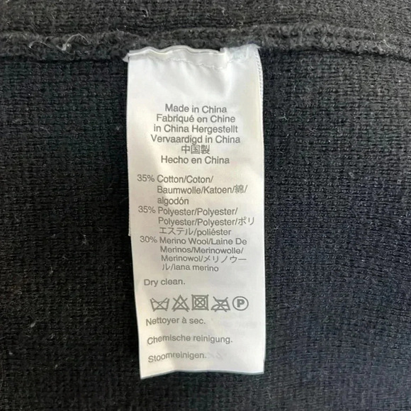 J Crew Black Knit Cardigan Size XL - Picture 4 of 6